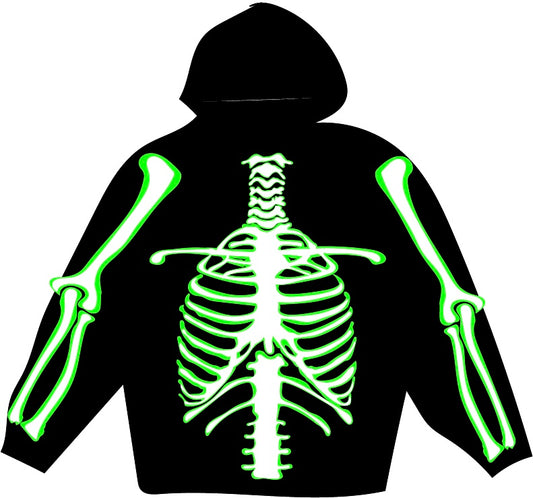 Black Skeleton Hoodie