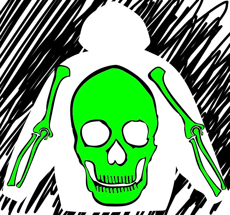 White Skeleton Hoodie