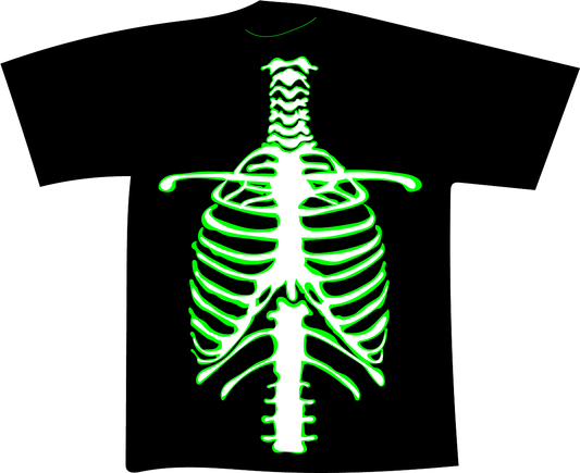 Black Skeleton Tee