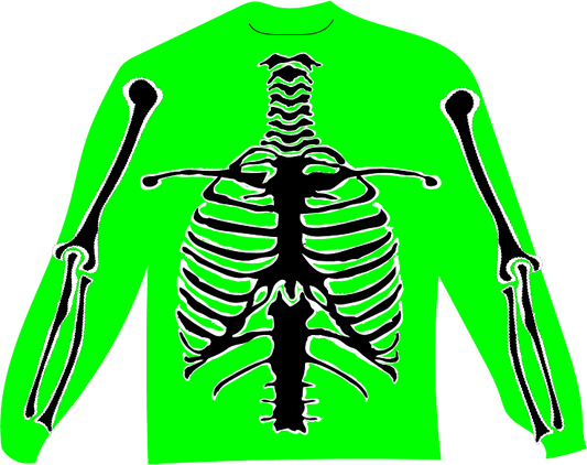 Green Skeleton Tee