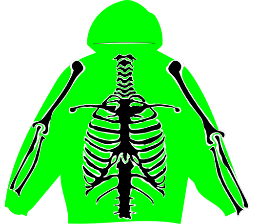 Green Skeleton Tee